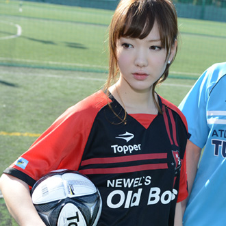 フットサルシーン撮影時 下田美咲の写真4