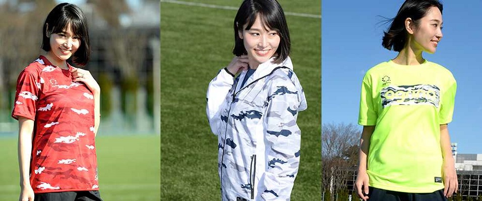 レディース（女子）のフットサルユニフォーム