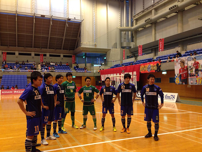 NEOがFリーグの前座試合に登場!!