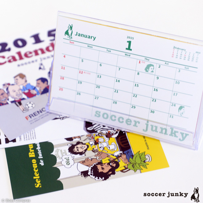 サッカージャンキー2015カレンダーが残りわずか！