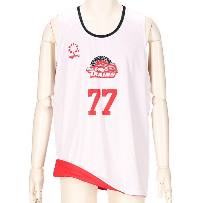 八王子ビートレインズ白 2022 FP AWAY リバーシブル バスケユニフォーム