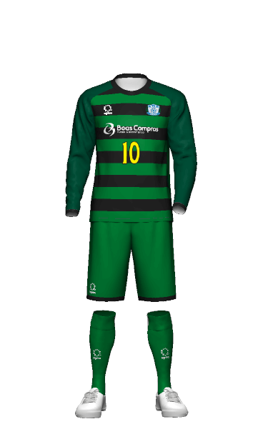 B.F.P GK AWAY 長袖ユニフォームの3Dシミュレーション画像