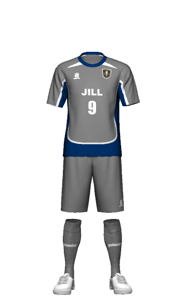 JILL GK HOME 半袖ユニフォームの3Dシミュレーション画像