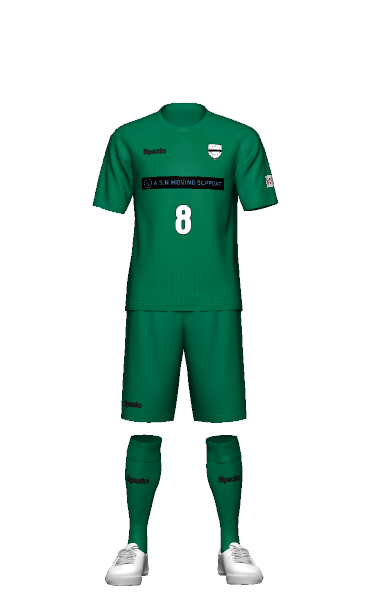 ARSVITALADIES GK AWAY 半袖ユニフォームの3Dシミュレーション画像