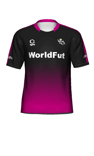 WorldFut 半袖ユニフォームの3Dシミュレーション画像