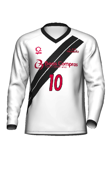 K.F.C.OkidoKI FP AWAY 長袖ユニフォームの3Dシミュレーション画像
