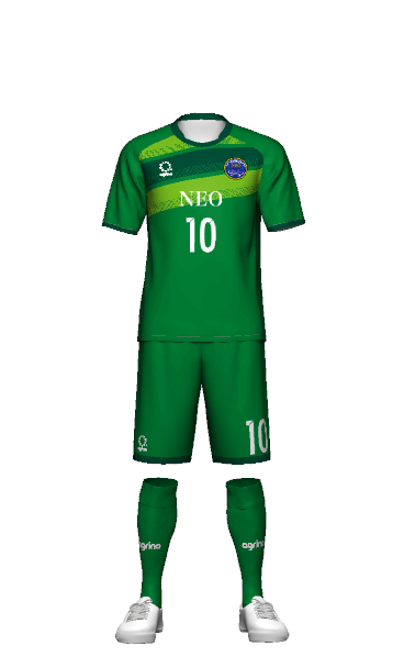 NEO 2023年度 GK AWAY 半袖ユニフォームの3Dシミュレーション画像
