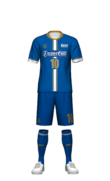 北里大学PharmacyFC GK AWAY 半袖ユニフォームの3Dシミュレーション画像
