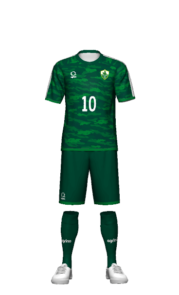 チームニッポン2023 GK AWAY 半袖ユニフォームの3Dシミュレーション画像