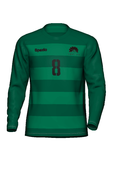 ARSVITA LADIES2023 GK HOME 長袖ユニフォームの3Dシミュレーション画像