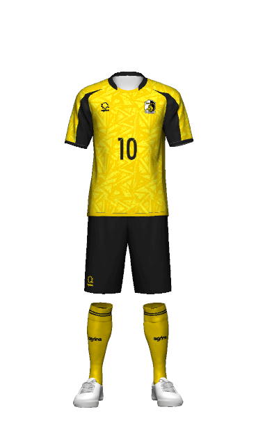 光洋FC FP HOME 半袖ユニフォームの3Dシミュレーション画像