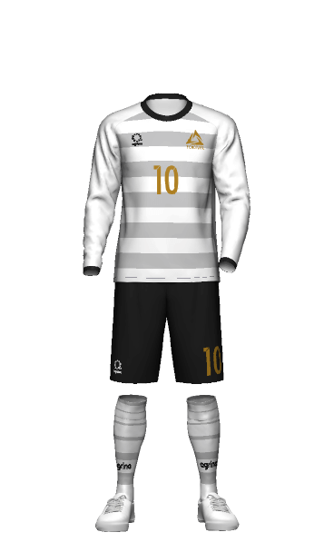 常磐大学 FP AWAY 長袖ユニフォームの3Dシミュレーション画像