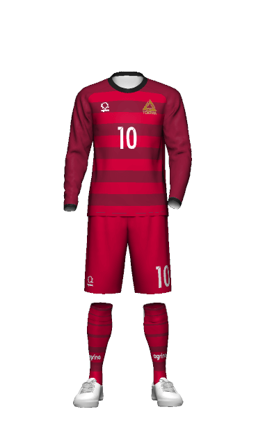 常磐大学 GK HOME 長袖ユニフォームの3Dシミュレーション画像