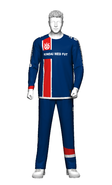 KINDAI MED FUT 2023 移動着 ピステの3Dシミュレーション画像