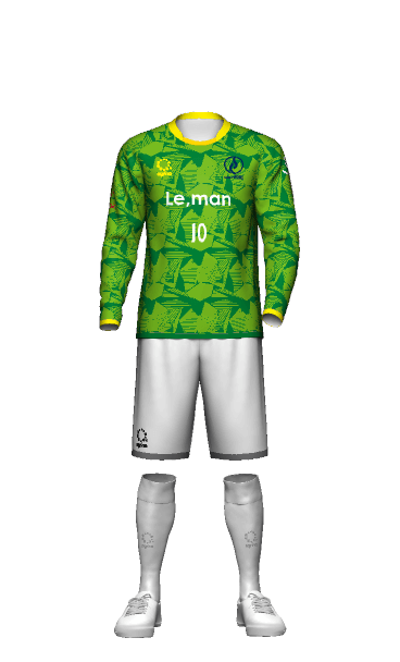 Le,man GK 半袖Tシャツの3Dシミュレーション画像