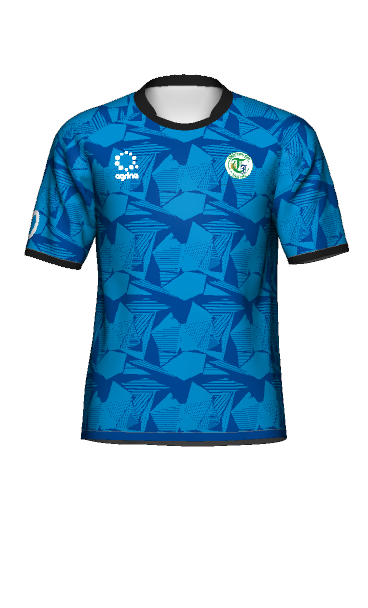 たびじFC 2023 FP 練習着 半袖Tシャツの3Dシミュレーション画像