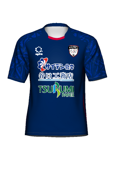SAICOLO選手 2023 FP 練習着 半袖Tシャツの3Dシミュレーション画像