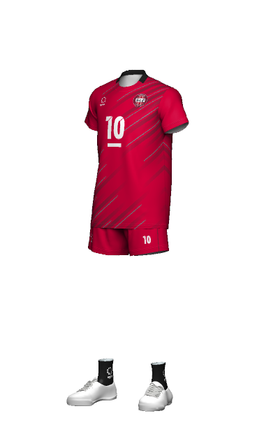 agrina（アグリナ）セミオーダー昇華 バレーボールユニフォーム 3Dシミュレーション画像