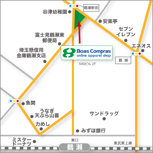 ボアスコンプラス詳細地図