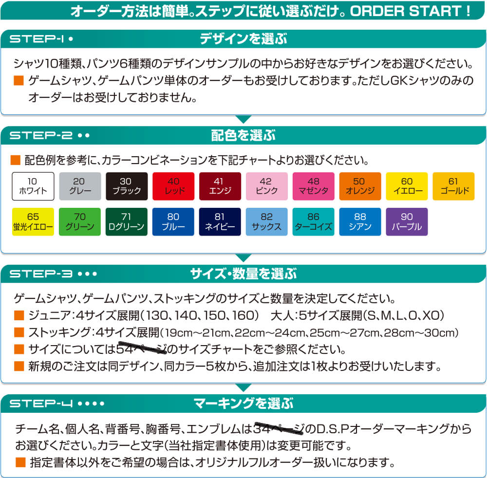 ペナルティユニフォームD.S.Pオーダー2